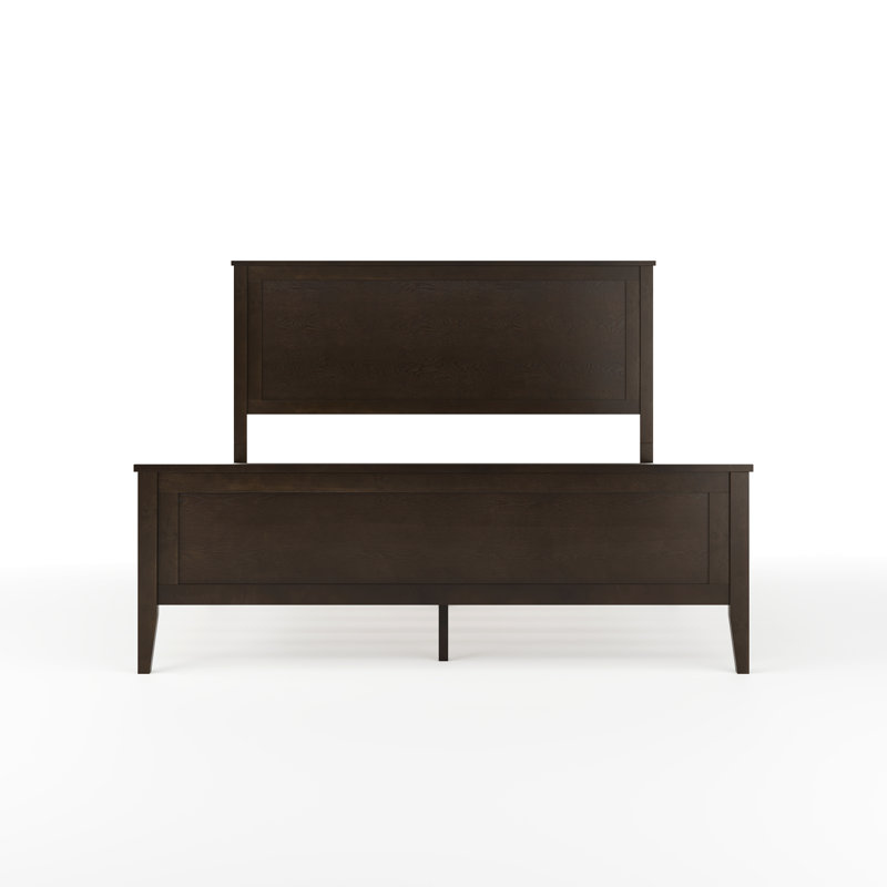 Martha Stewart Corbin Wooden Platform Bed With Headboard And Footboard ...